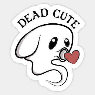 Dead cute Ghost Kawaii Sticker